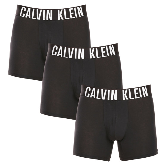 3PACK Мъжки боксерки Calvin Klein черено (NB3609A-UB1)