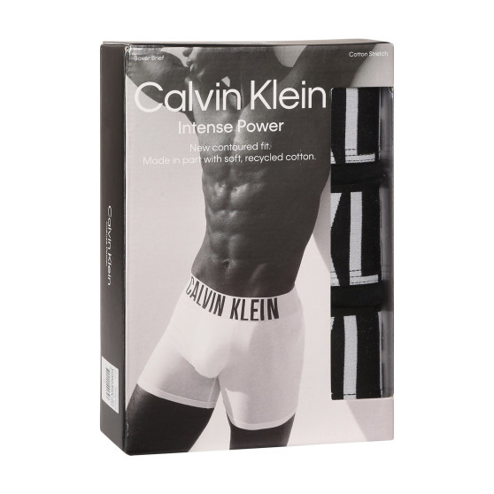 3PACK Мъжки боксерки Calvin Klein черено (NB3609A-UB1)