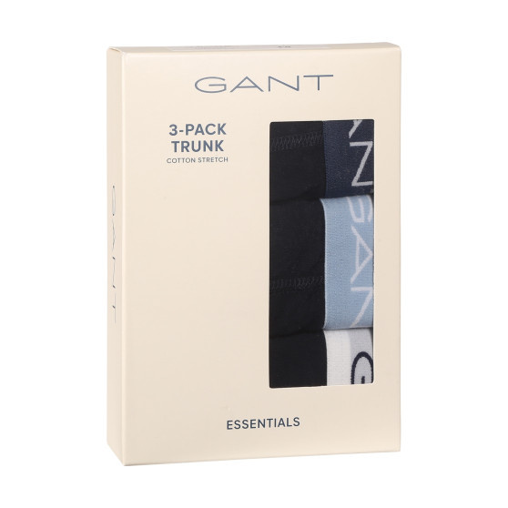 3PACK Мъжки боксерки Gant blue (902343003-433)