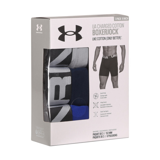 3PACK Мъжки боксерки Under Armour oversize multicolor (1363617 400)