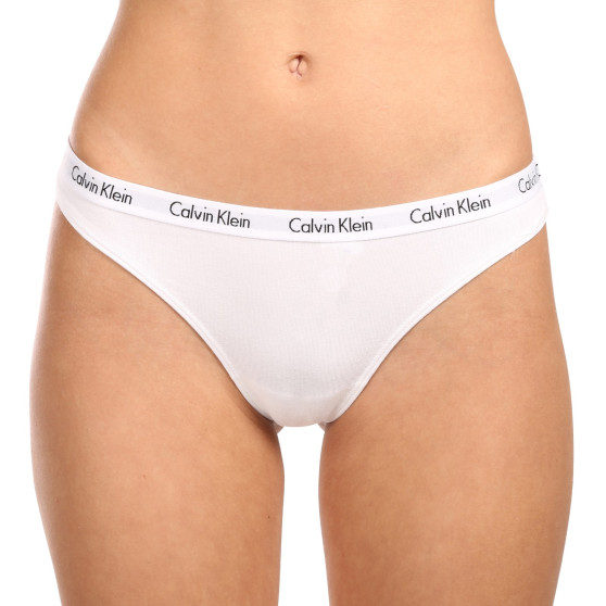 3PACK Дамски стрингове Calvin Klein многоцветен (QD3587E-WZB)