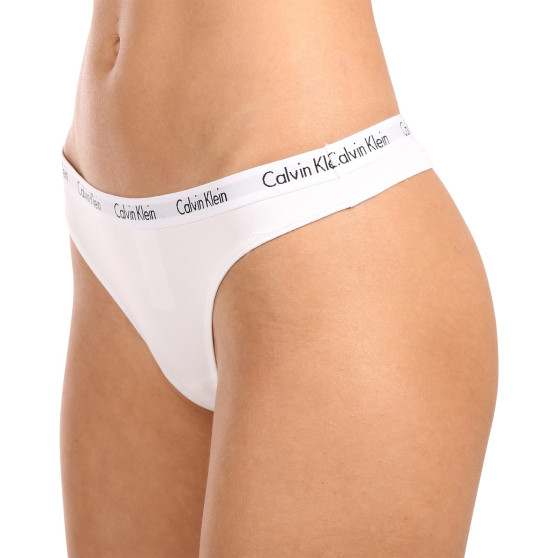 3PACK Дамски стрингове Calvin Klein многоцветен (QD3587E-WZB)