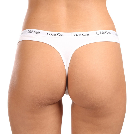 3PACK Дамски стрингове Calvin Klein многоцветен (QD3587E-WZB)