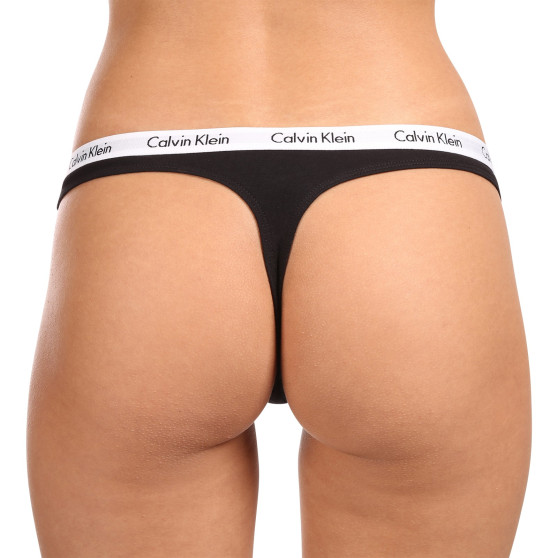 3PACK Дамски стрингове Calvin Klein многоцветен (QD3587E-WZB)