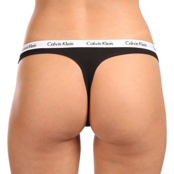 3PACK Дамски стрингове Calvin Klein многоцветен (QD3587E-WZB)