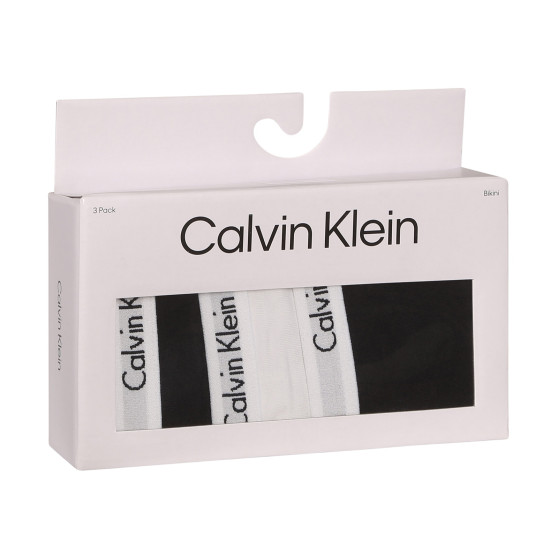 3PACK дамски бикини Calvin Klein multicolour (QD3588E-WZB)