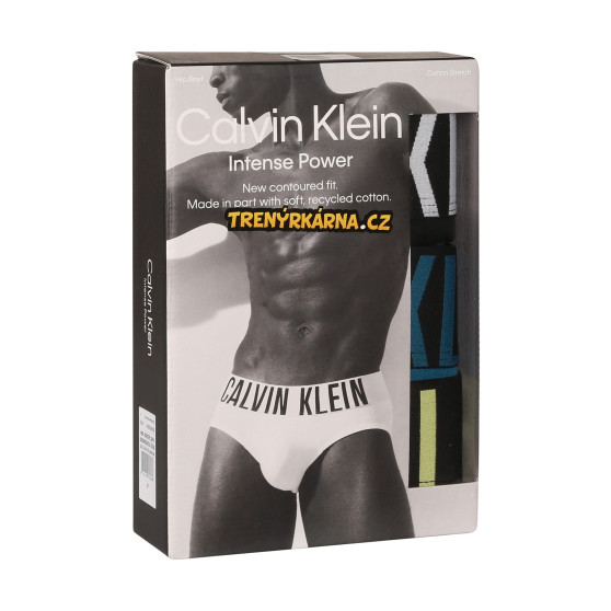 3PACK Мъжки слипове Calvin Klein многоцветен (NB3704A-OG5)