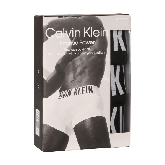 3PACK Мъжки боксерки Calvin Klein черено (NB3608A-UB1)