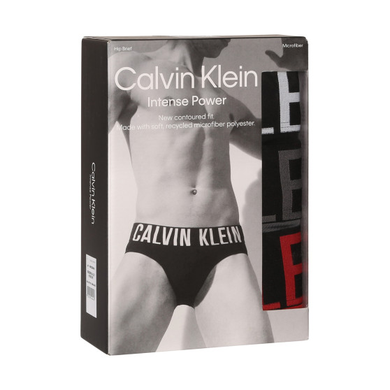 3PACK Мъжки слипове Calvin Klein многоцветен (NB3610A-LXO)