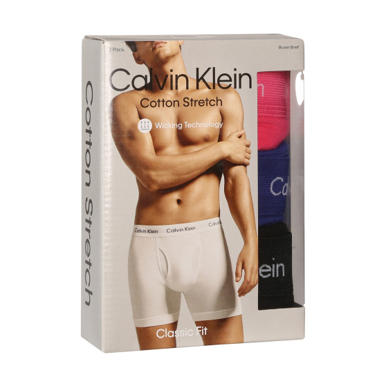 3PACK Мъжки боксерки Calvin Klein многоцветен (NB2616A-NLT)