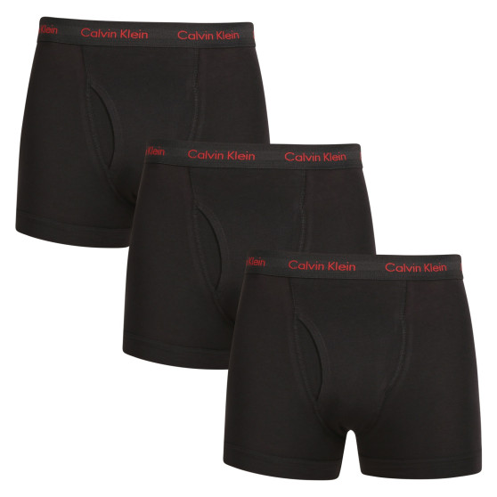 3PACK Мъжки боксерки Calvin Klein черено (NB2615A-NC1)