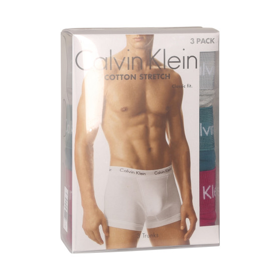 3PACK Мъжки боксерки Calvin Klein многоцветен (U2662G-MXA)