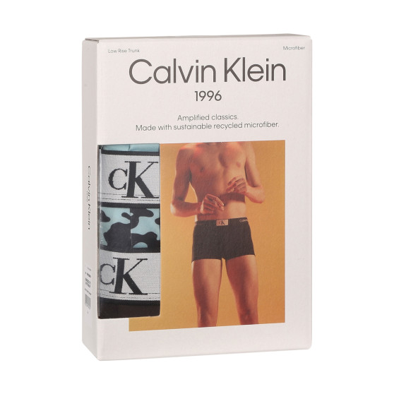 3PACK Мъжки боксерки Calvin Klein многоцветен (NB3532E-OFO)