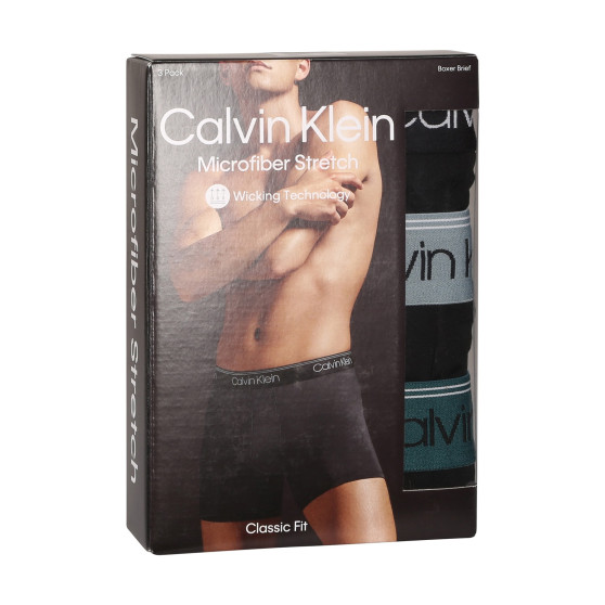 3PACK Мъжки боксерки Calvin Klein черено (NB2570A-N2L)