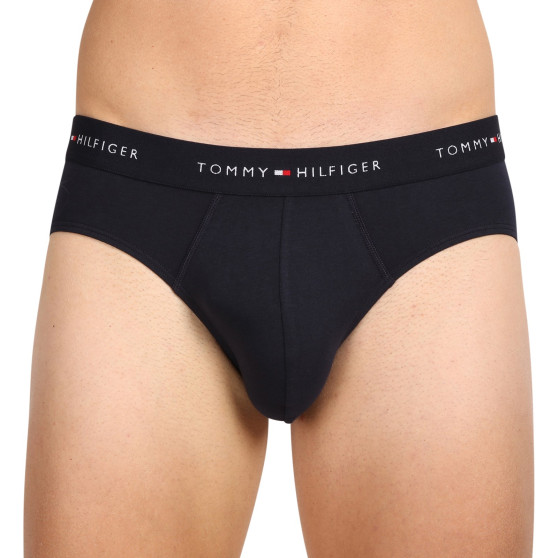 3PACK мъжки слипове Tommy Hilfiger тъмно синьо (UM0UM02904 0XN)