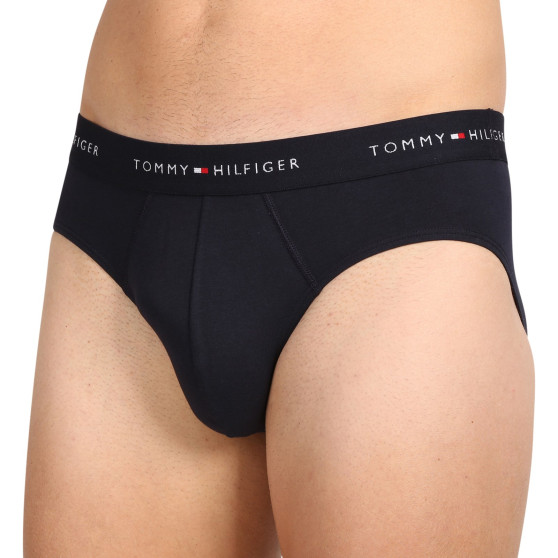 3PACK мъжки слипове Tommy Hilfiger тъмно синьо (UM0UM02904 0XN)