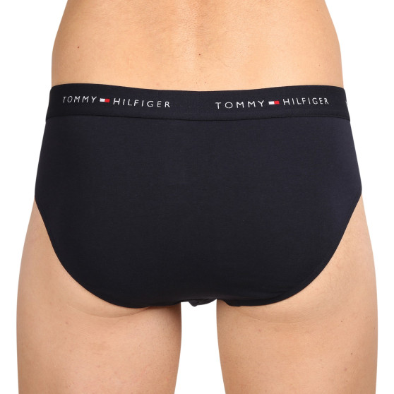 3PACK мъжки слипове Tommy Hilfiger тъмно синьо (UM0UM02904 0XN)