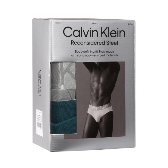 3PACK Мъжки слипове Calvin Klein многоцветен (NB3129A-NA9)