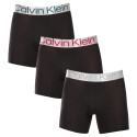 3PACK Мъжки боксерки Calvin Klein черено (NB3131A-NC4)