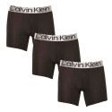 3PACK Мъжки боксерки Calvin Klein черено (NB3075A-7V1)