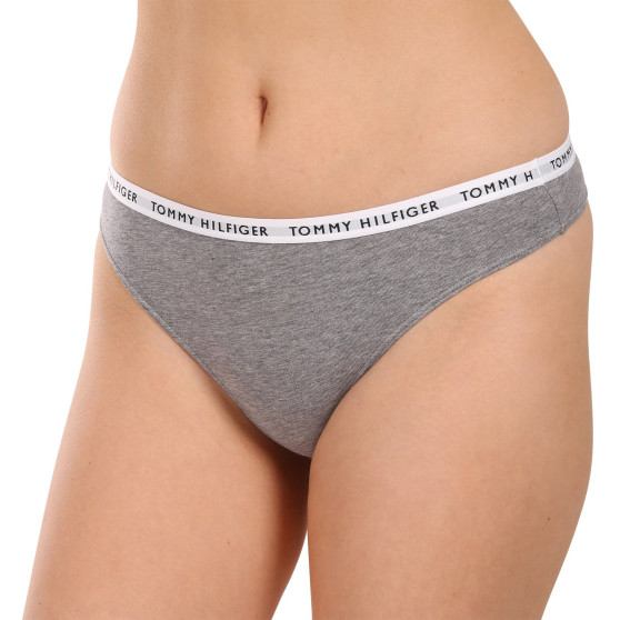 3PACK Дамски стрингове Tommy Hilfiger многоцветен (UW0UW02829 0TF)