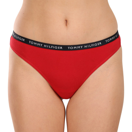 3PACK Дамски стрингове Tommy Hilfiger многоцветен (UW0UW02829 0WS)