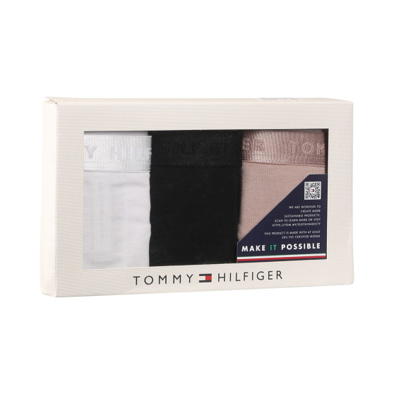 3PACK Дамски стрингове Tommy Hilfiger извънгабаритен multicolor (UW0UW04480 05J)