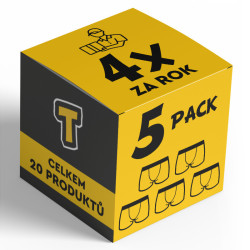 4x 5PACK мъжки боксерки  спортна гума - тримесечен годишен абонамент Nedeto