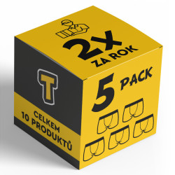 2x 5PACK мъжки боксерки  спортна гума - тримесечен полугодишен абонамент Nedeto