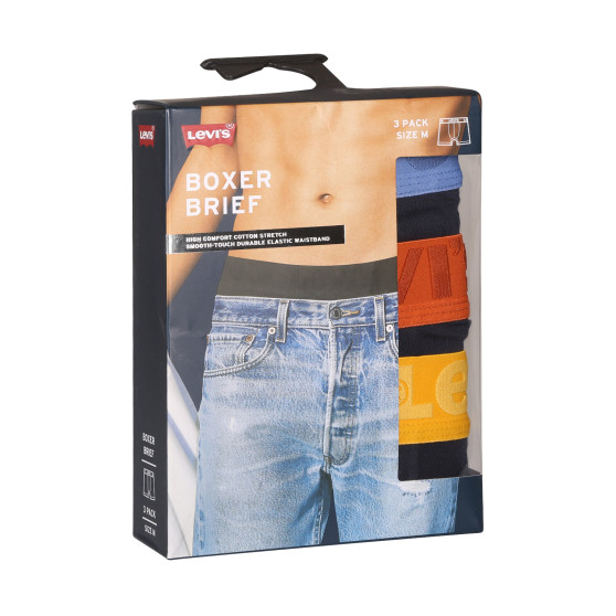 3PACK Мъжки боксерки Levis многоцветен (905045001 024)