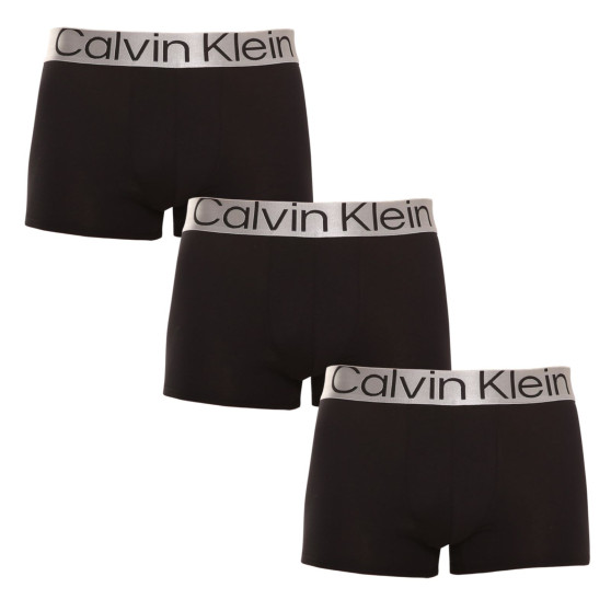 3PACK Мъжки боксерки Calvin Klein черено (NB3130A-7V1)