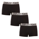 3PACK Мъжки боксерки Calvin Klein черено (NB3130A-7V1)