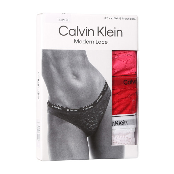 3PACK дамски бикини Calvin Klein multicolour (QD5069E-NPC)