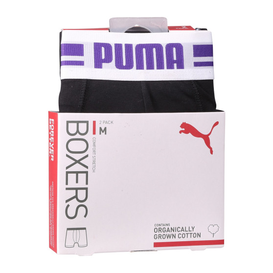 2PACK Мъжки боксерки Puma черено (701226763 008)