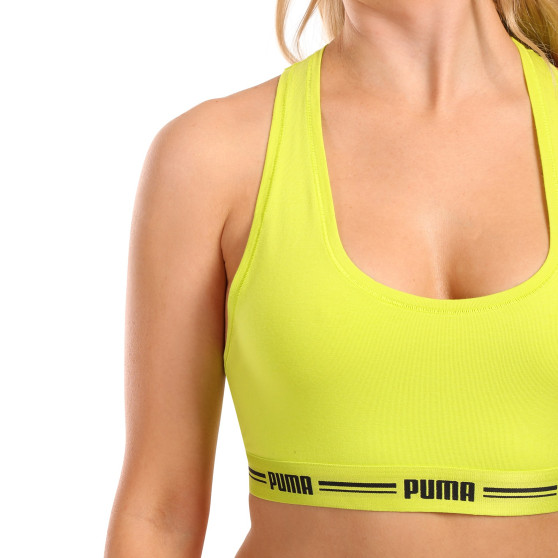 Дамски спортен сутиен Puma yellow (604022001 021)