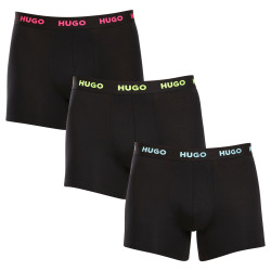 3PACK Мъжки боксерки HUGO черено (50503079 971)