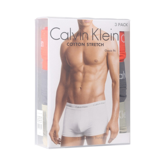 3PACK Мъжки боксерки Calvin Klein многоцветен (U2664G-MWQ)