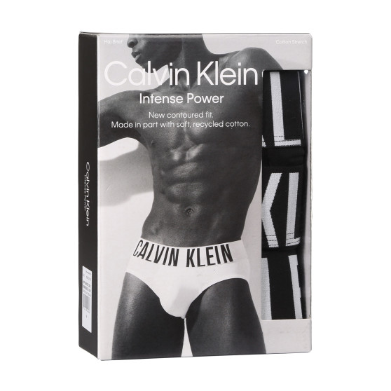 3PACK мъжки слипове Calvin Klein черено (NB3607A-UB1)