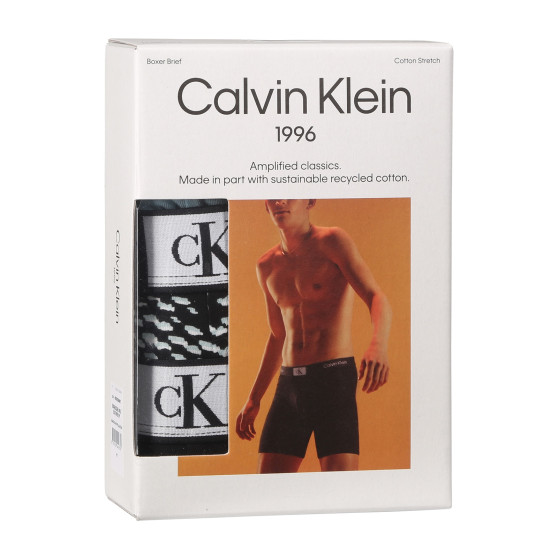 3PACK Мъжки боксерки Calvin Klein многоцветен (NB3529E-MRU)