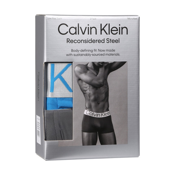 3PACK Мъжки боксерки Calvin Klein многоцветен (NB3074A-MH8)