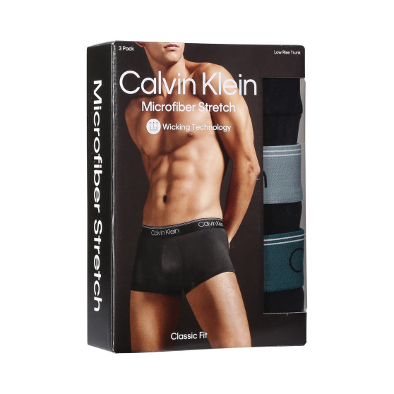 3PACK Мъжки боксерки Calvin Klein черено (NB2569A-N2L)