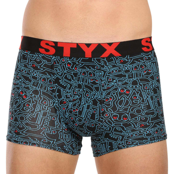 6PACK Мъжки боксерки Styx art sports rubber multicolour (6G12697124/2)