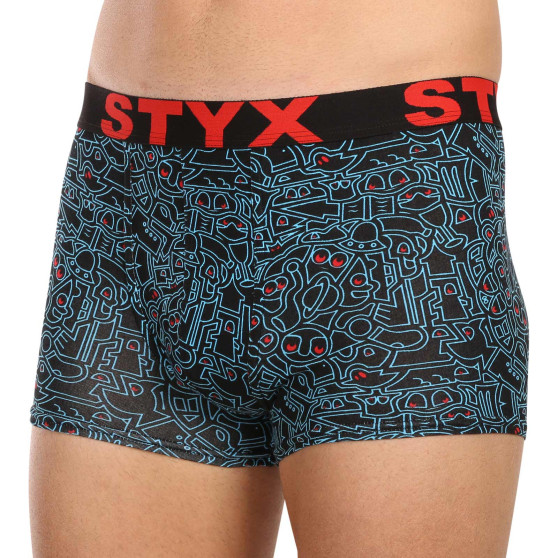 6PACK Мъжки боксерки Styx art sports rubber multicolour (6G12697124/2)