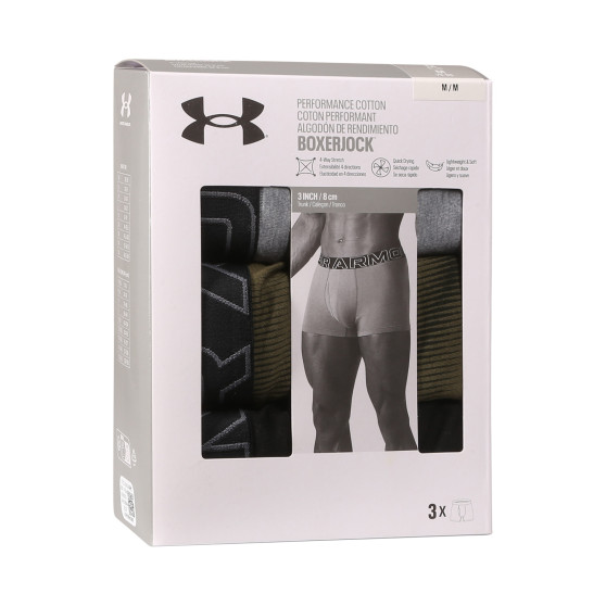 3PACK Мъжки боксерки Under Armour многоцветен (1383892 390)