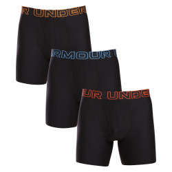 3PACK Мъжки боксерки Under Armour черено (1383878 002)