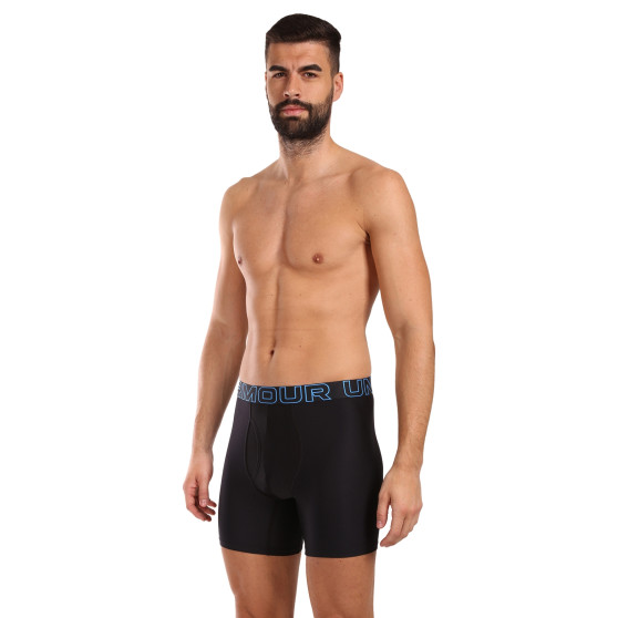 3PACK Мъжки боксерки Under Armour черено (1383878 002)