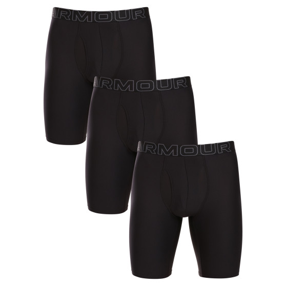 3PACK Мъжки боксерки Under Armour черено (1383880 001)