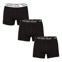 3PACK Мъжки боксерки Pietro Filipi черено (3BCL006)