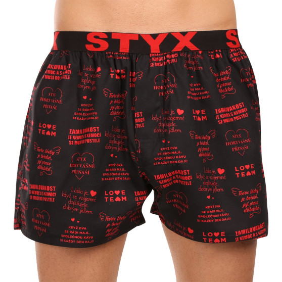 5PACK Мъжки боксерки Styx изкуство спорт гума многоцветен (5B1187789)