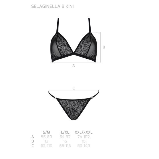 Дамски комплект Passion черено (Selaginella bikini)